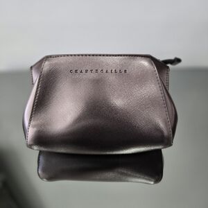 Chantecaille Shimmering Silver Pouch